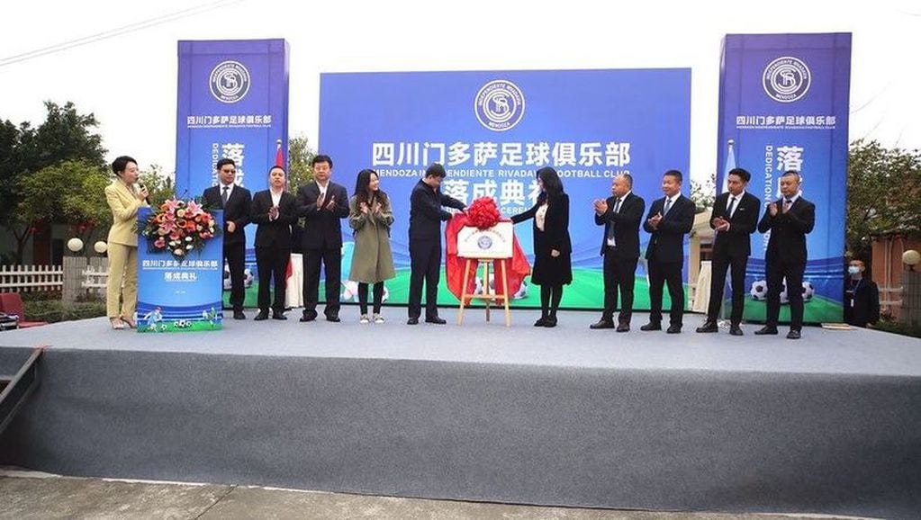 Independiente Rivadavia inauguró su Ciudad Deportiva en China.