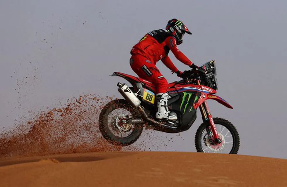 Barreda, a cuatro victorias del récord de más etapas ganadas en la categoría de Motos. El español vuelve a meterse en la lucha por el triunfo en el Dakar 2022.