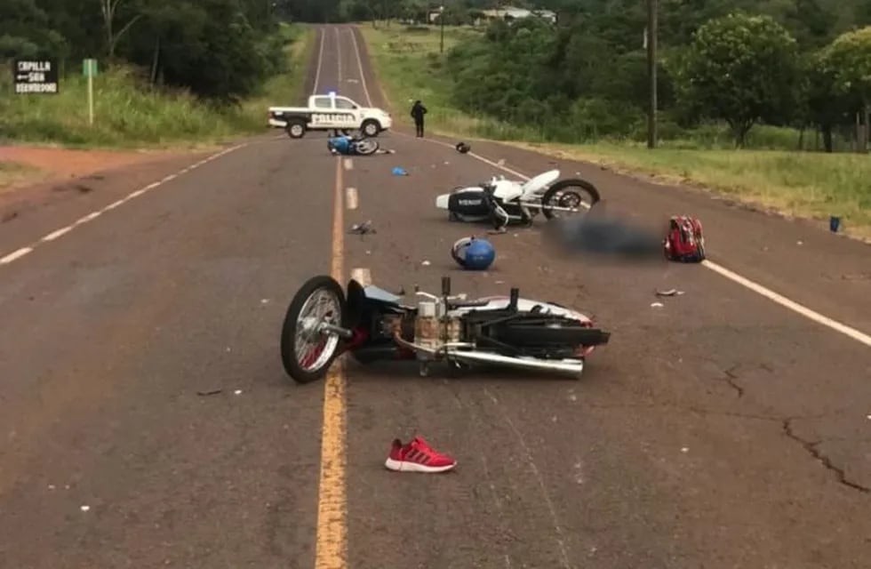 Siniestro fatal en San Javier: un motociclista falleció producto del choque.