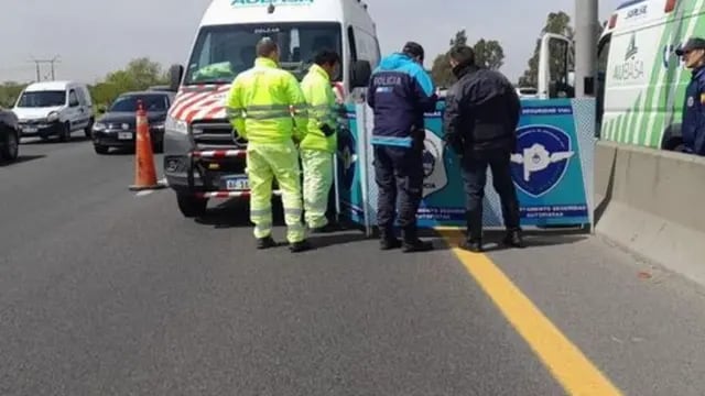 Dos muertos al ser arrollados en la autopista 25 de Mayo (La Plata Noticias).