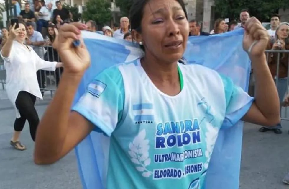 Sandra Rolón en el Spartathlon 2019