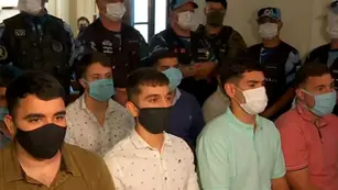 Los rugbiers acusados por el crimen de Fernando Báez Sosa.