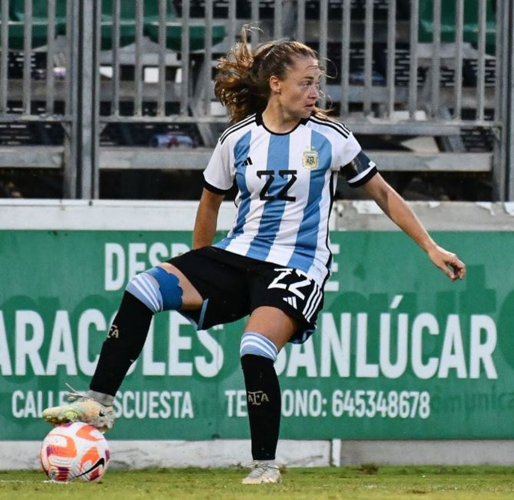 Estefanía Banini en la Selección Argentina.