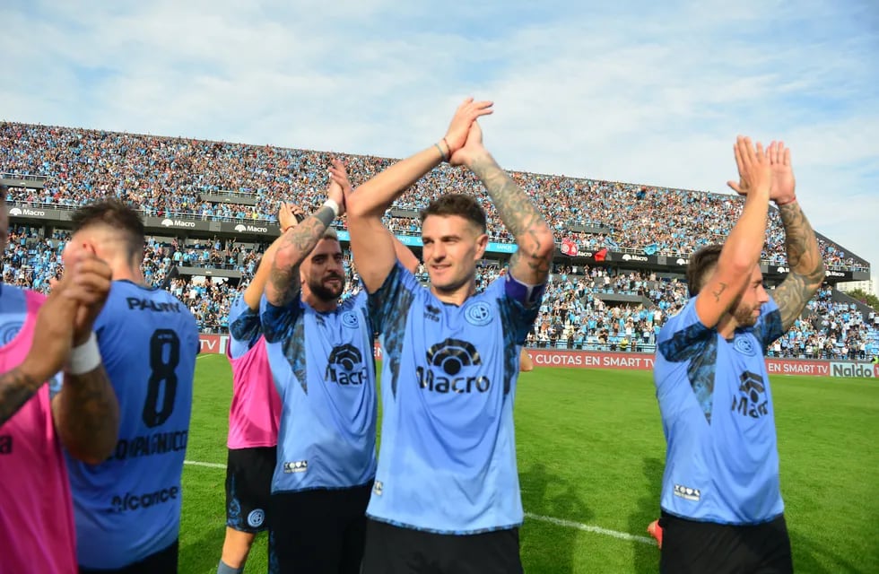 Pablo Vegetti anotó el 1 a 0 de Belgrano con Vélez, pero aseveró que falta mejorar.
