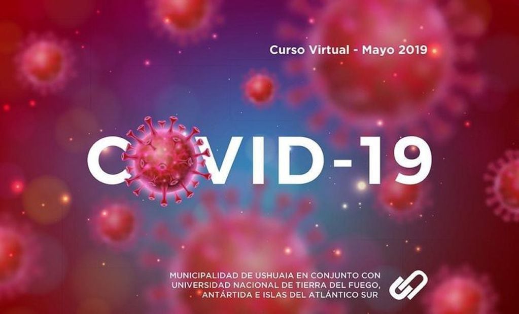 Curso Virtual Covid-19 Municipalidad de Ushuaia - UNTDF está en la etapa del 5to módulo.