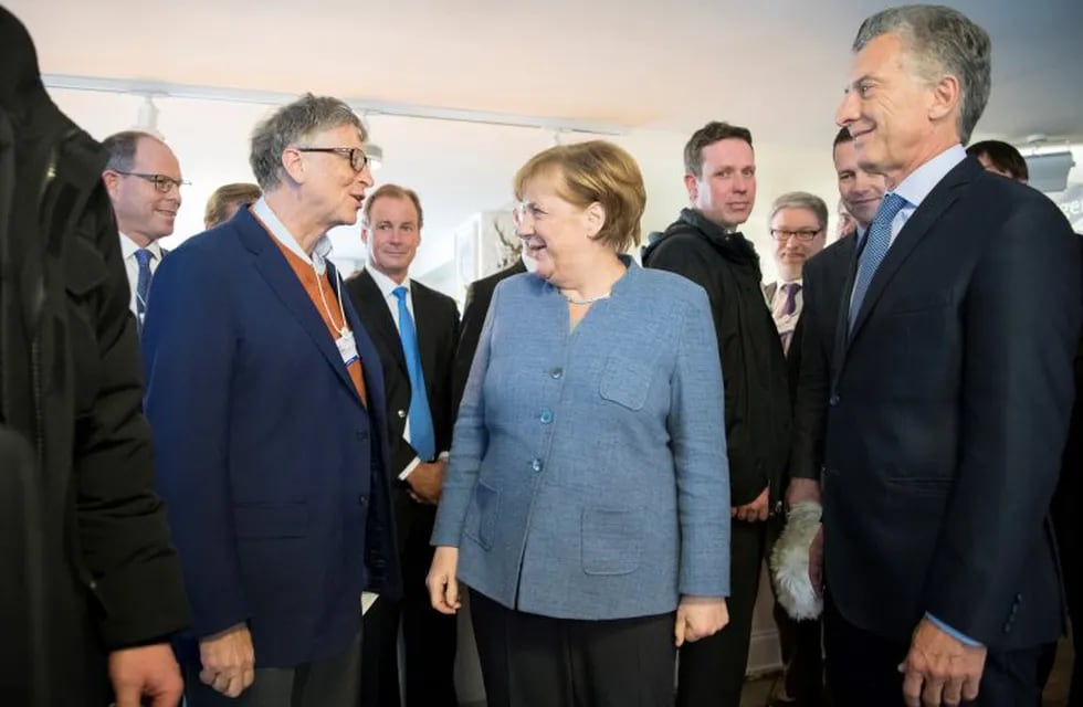 El encuentro de Mauricio Macri con líderes mundiales. (Foto: Guido Bergmann/Bundesregierung/dpa)