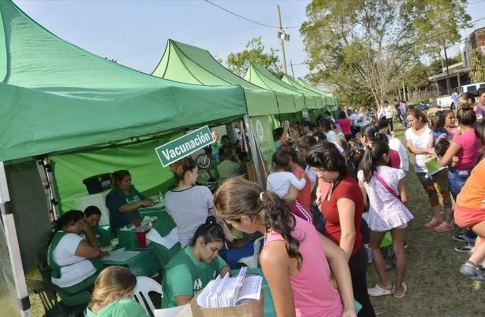 Operativos sanitarios barriales en Corrientes.