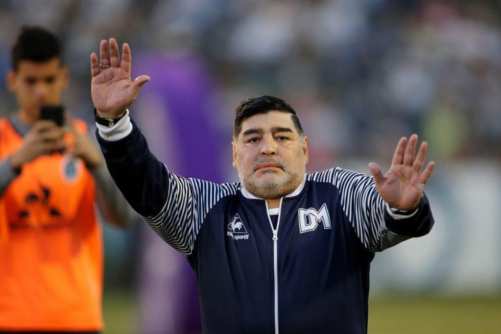 Maradona expresó que "los muchachos están bien y el presidente está fantástico" (EFE).