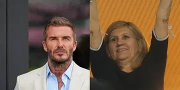 David Beckham y Celia Cuccittini