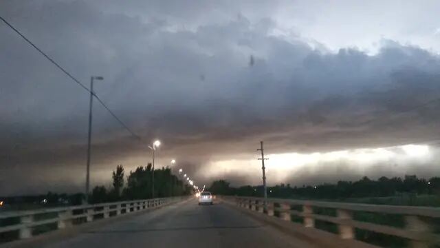 Intensa lluvia en Villa Mercedes