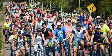 Bicicleteada en Gualeguaychú