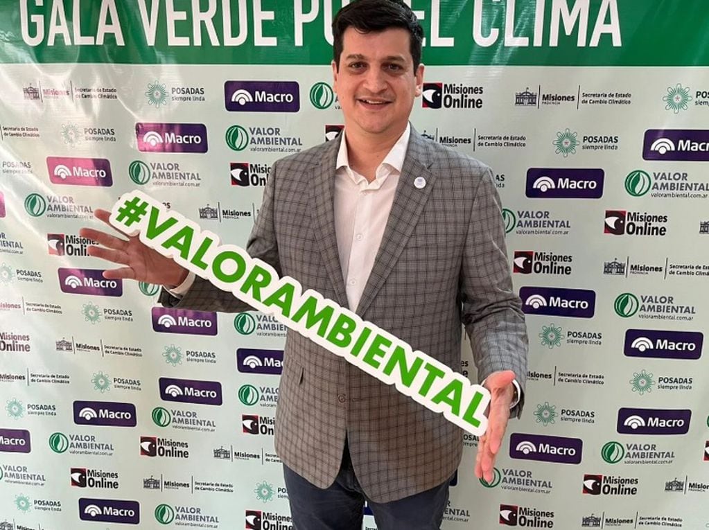 Gala Verde por el Clima en Misiones: Eduardo Saldivia y el énfasis en retornar al equilibrio ambiental.
