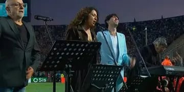 Patricia Sosa agradeció cantar en el partido de Argentina- Brasil