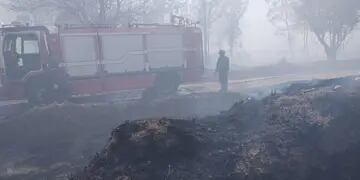 Incendio en Río Tercero.