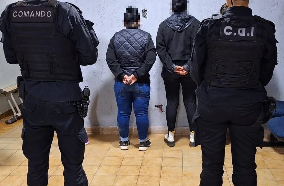 Dos de las cuatro mecheras detenidas en Rafaela