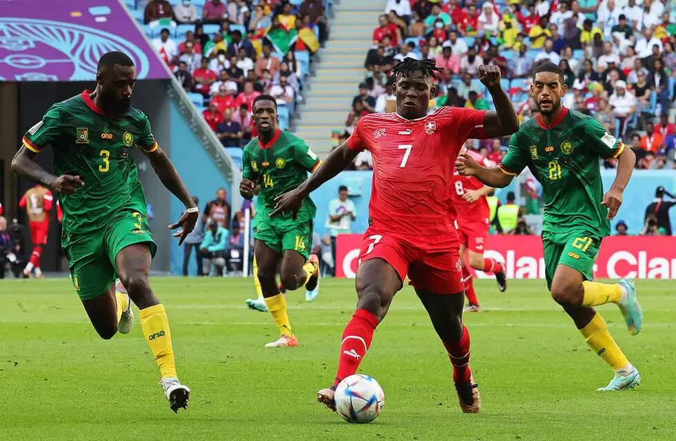 Camerún y Serbia igualaron 3 a 3 en el Mundial de Qatar 2022. Foto: EFE