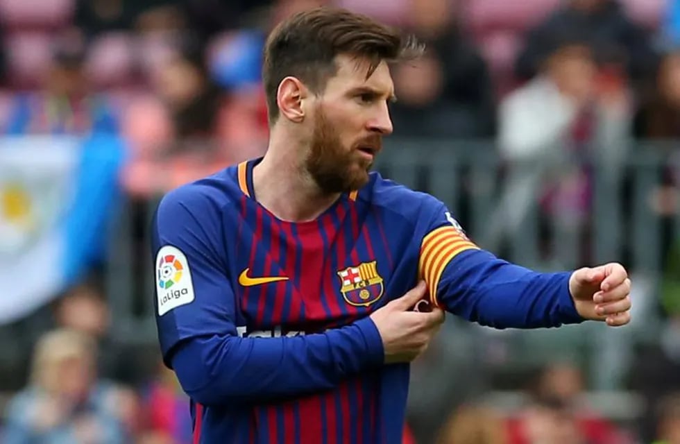Lionel Messi fue oficializado como primer capitán de Barcelona. Foto: REUTERS.