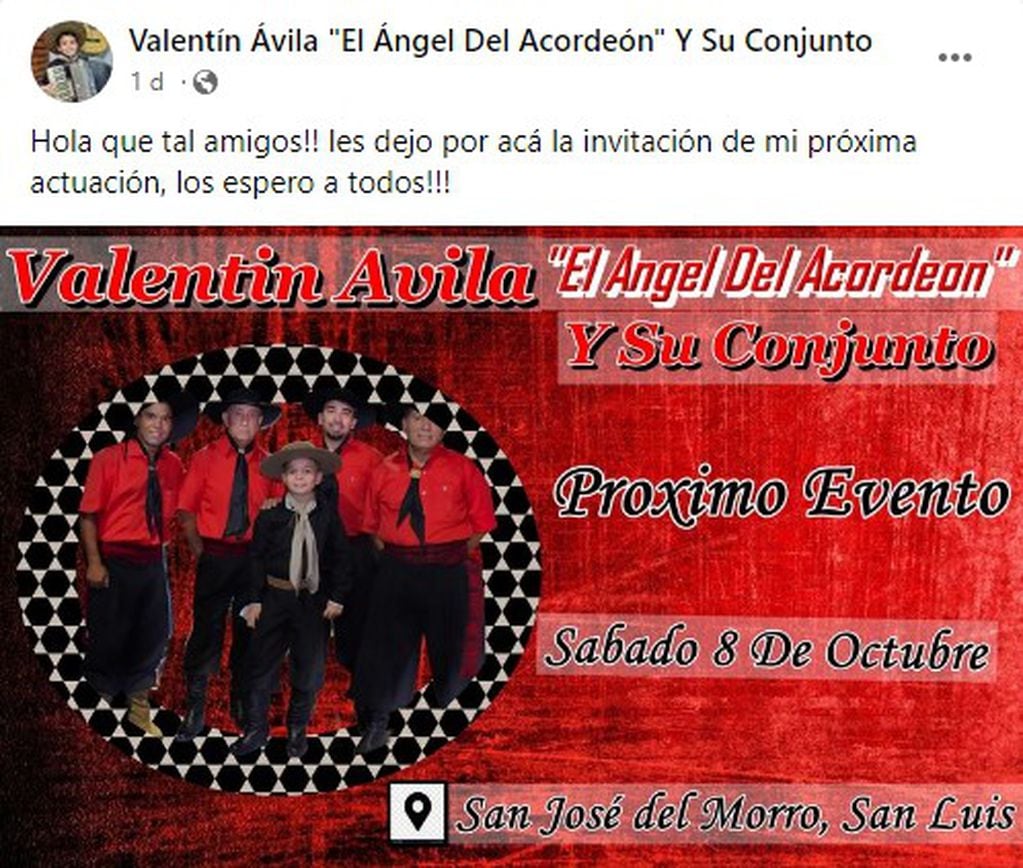 Valentín Ávila y su conjunto