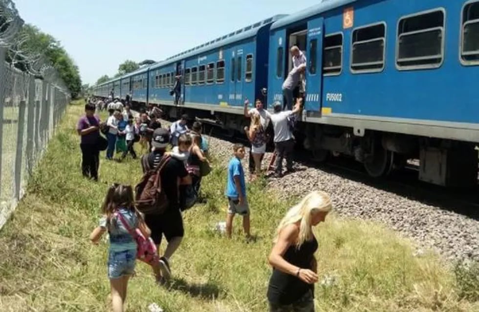 suicidio en el tren San Martin