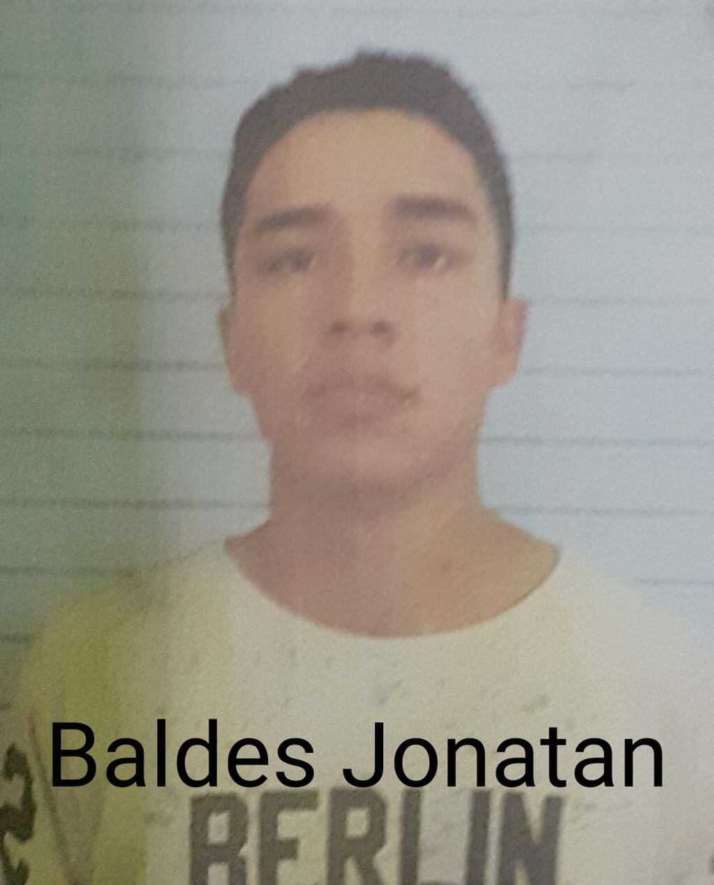 Jonatan Baldes huyó de la seccional junto a otros cuatro detenidos.
