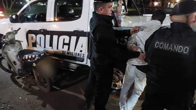 Detienen a un individuo acusado del robo de una motocicleta en Puerto Iguazú