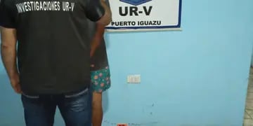 Por las cámaras de seguridad logran detener al autor de un robo en Puerto Iguazú