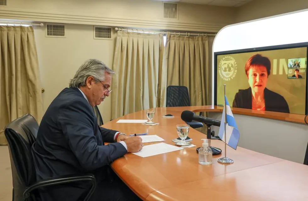 Fernández y Georgiana dieron luz verde al tramo final de las negociaciones  - Presidencia