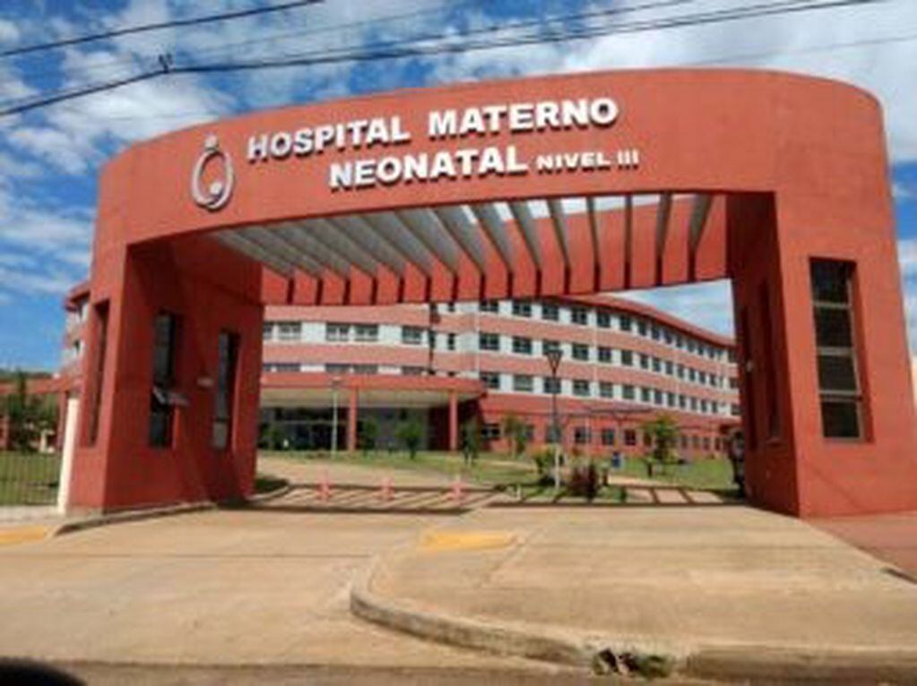 Hospital Materno Neonatal de Posadas donde se encuentra internada la menor de 10 años.