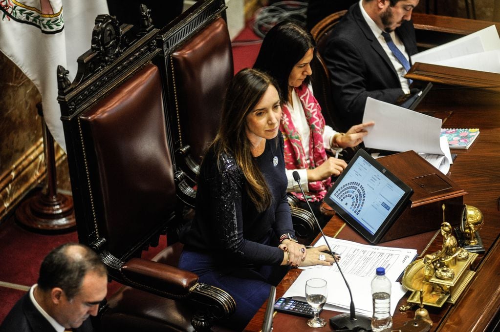 Senado de la Nación. Victoria Villarruel. Foto: Federico López Claro
