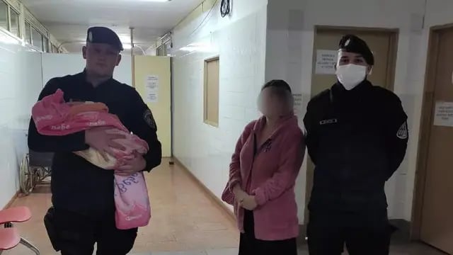 Policías de Bernardo de Irigoyen lograron reanimar a una beba de tan solo un mes de vida