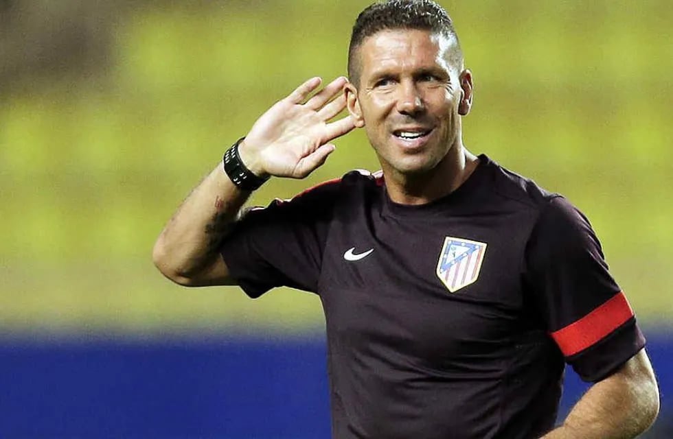 Simeone dijo hace un tiempo que el Atlético de Madrid es su lugar en el mundo. (Foto: AP)