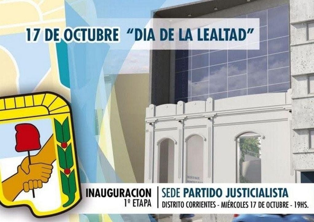 Acto por el "Día de la Lealtad" en Corrientes