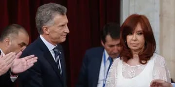 Mauricio Macri y Cristina Kirchner.