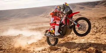 El australiano Daniel Sanders, ganador de la Etapa 6 del Dakar 2022.