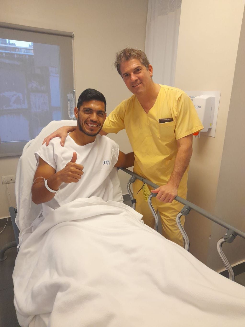 Rafael Delgado, lateral izquierdo de Belgrano, también fue operado de una rotura de meniscos