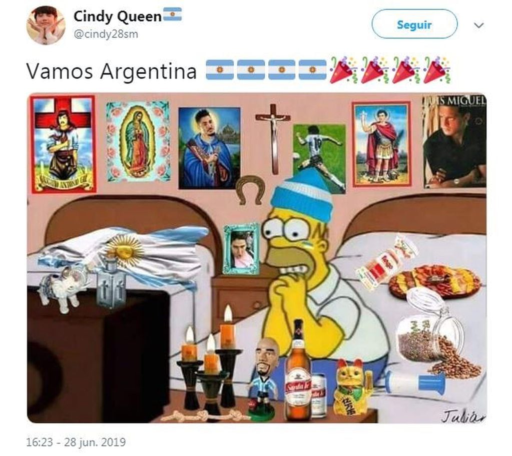 Meme tras la victoria de Argentina por 2-0 ante Venezuela