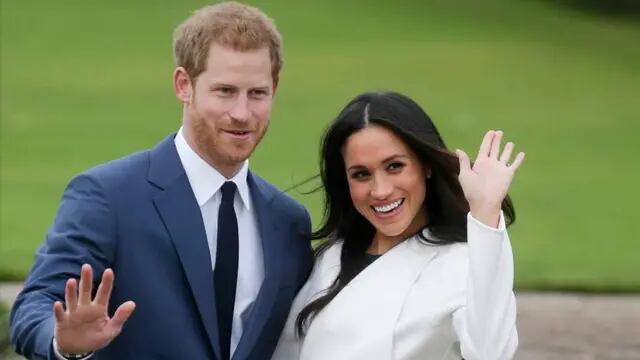 El príncipe Enrique y Meghan Markle. (AP)