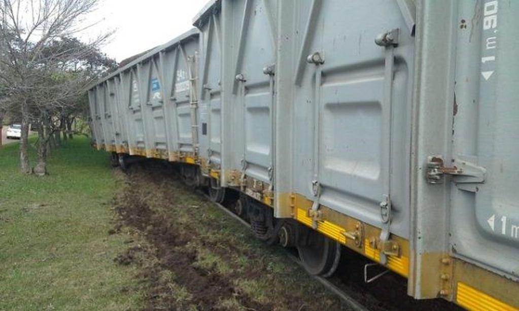 El tren de carga pertenece a Trenes Argentinos