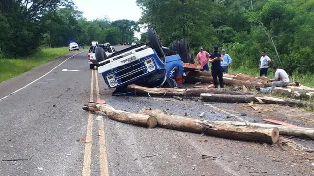 Accidente vial con saldo de milagro sobre la Ruta Provincial N°4