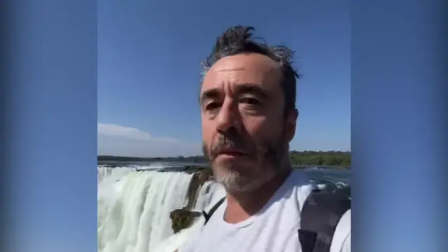 El prestigioso humorista y capocómico, Pablo Granados, disfrutó su estadía en Puerto Iguazú