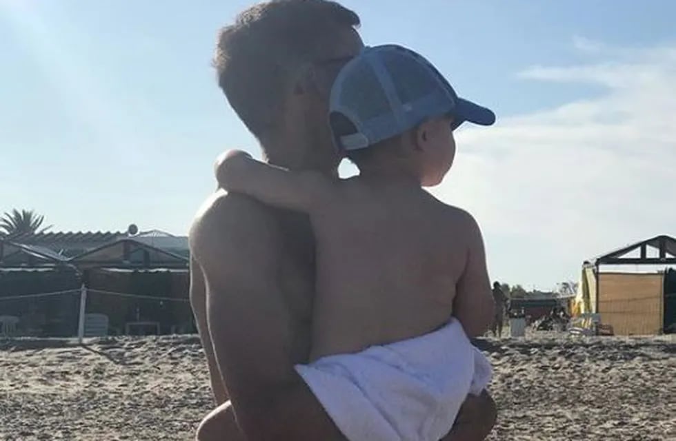 Rodrigo Noya y su hijo (Instagram)