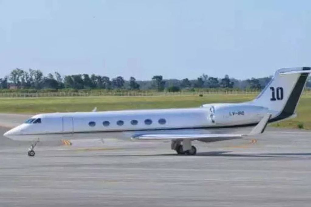 Así es el avión privado de Lionel Messi, con el que se traslada por todo el mundo. (Redes)
