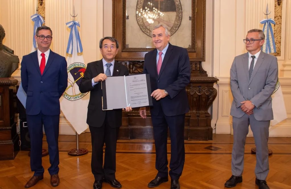 El gobernador Morales declaró al embajador Myung-soo Jang "invitado de honor y huésped oficial" de la Provincia, durante su visita a Jujuy.