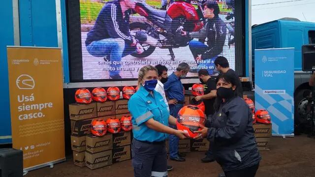 El municipio de Oberá brindó un curso de conducción segura para motociclistas