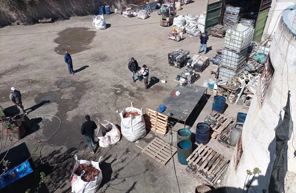 El 9 de septiembre la policía secuestro más de 6.000 kilos de cobre en San Rafael. Archivo.