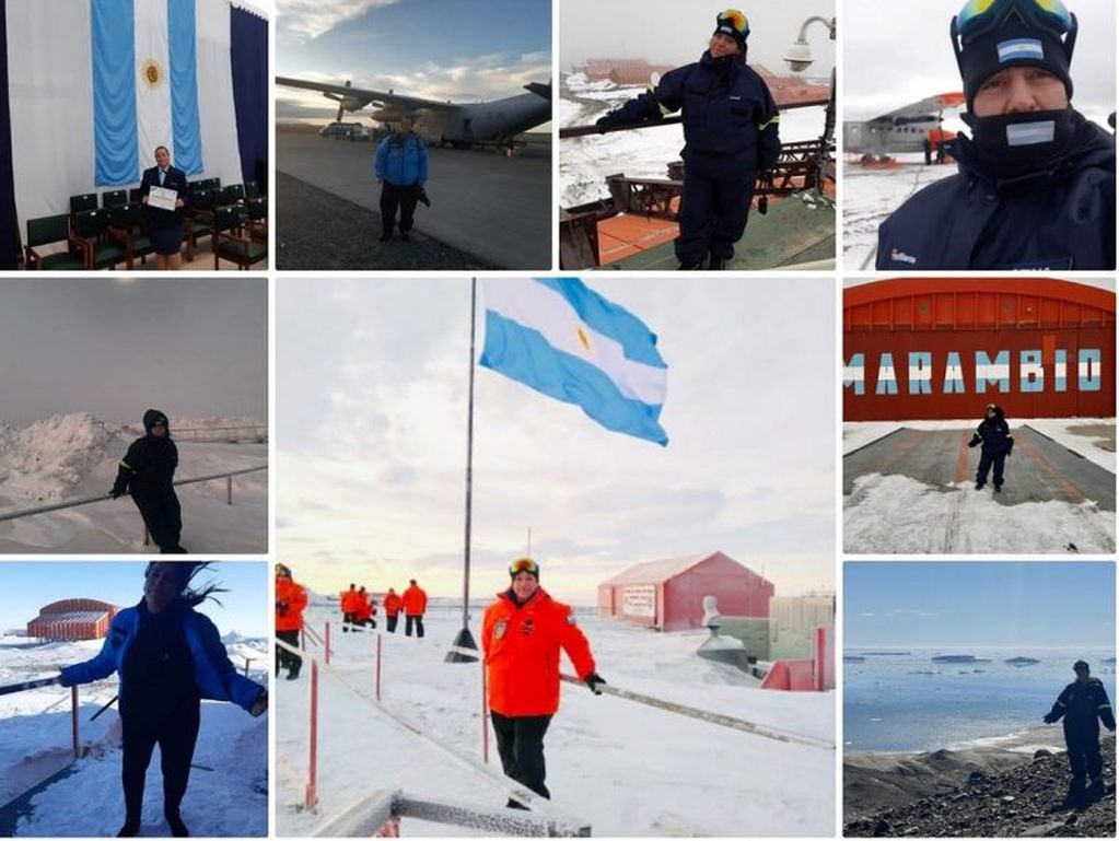 En fotos, la vivencia de Mariana Castro en la Antártida.