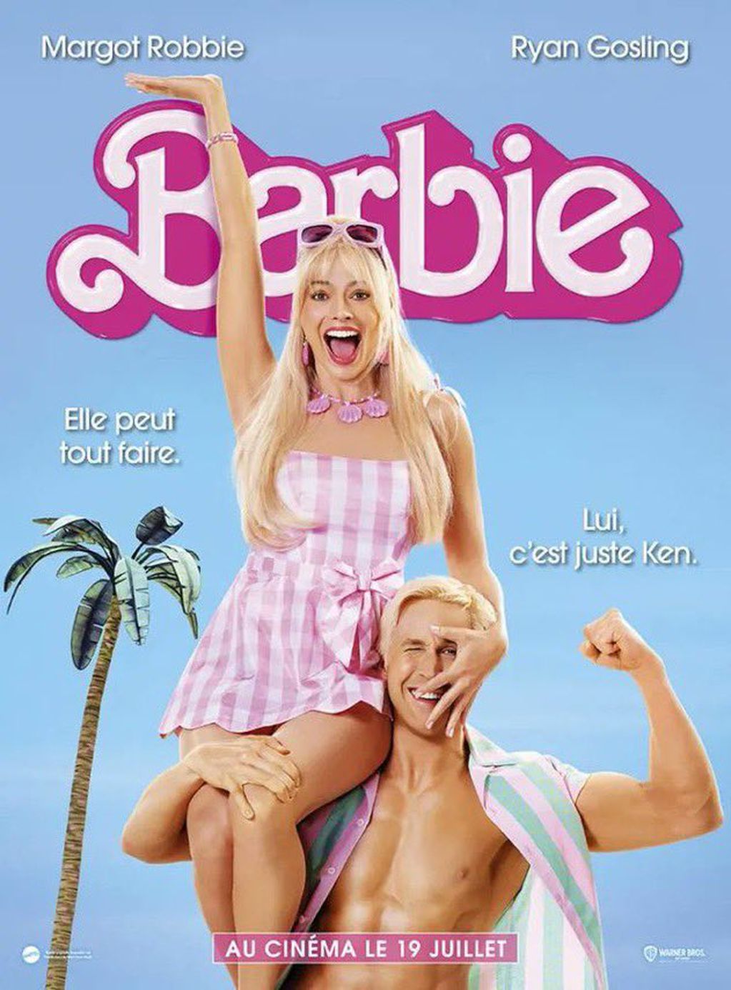El póster francés de "Barbie".