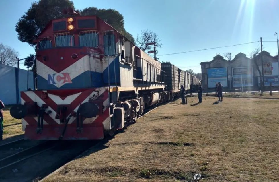 Descarriló un tren de carga en Río Cuarto