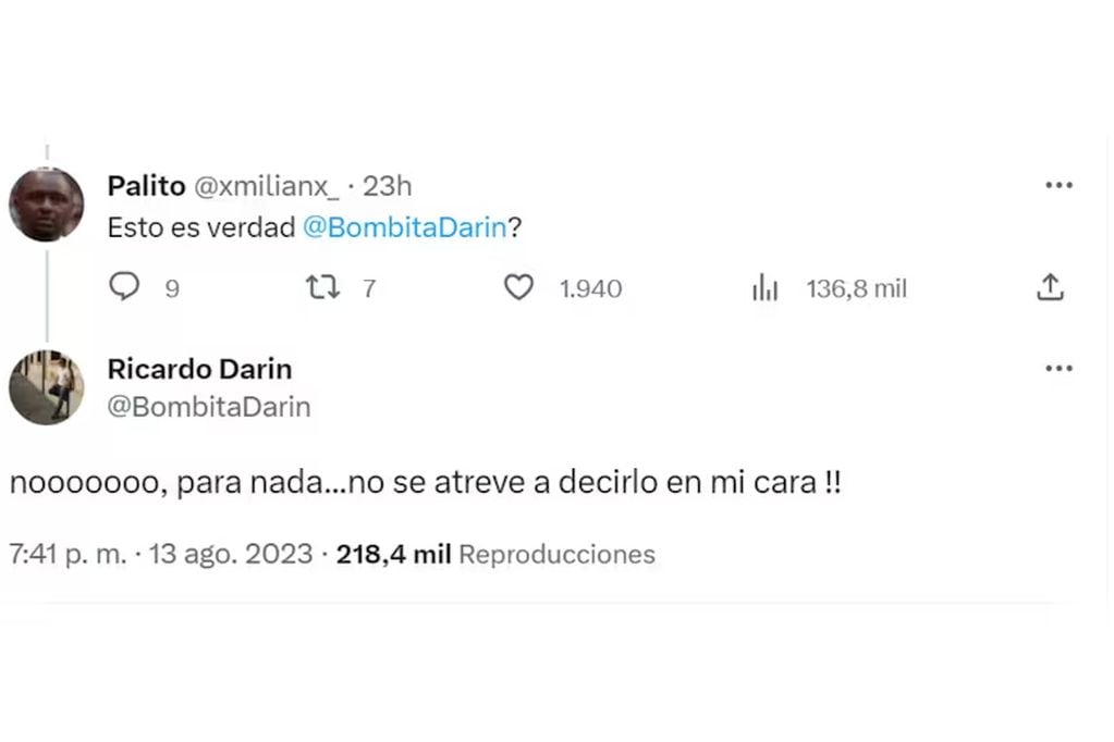 La respuesta de Ricardo Darín a la fake news.