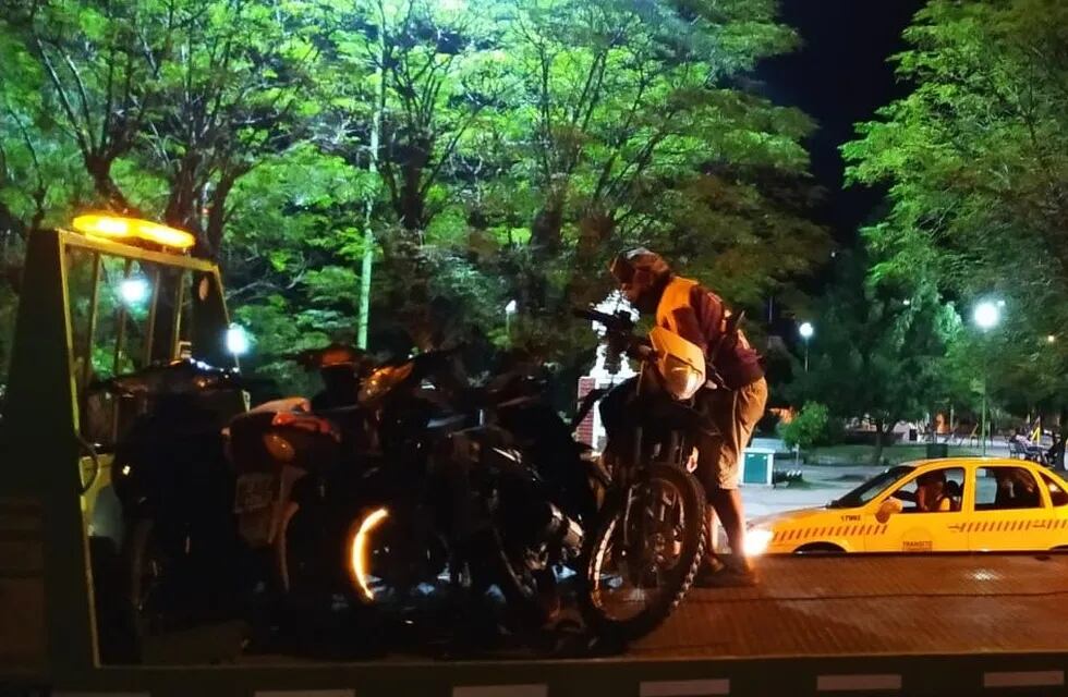 El Municipio secuestró motos con escapes libres o modificados